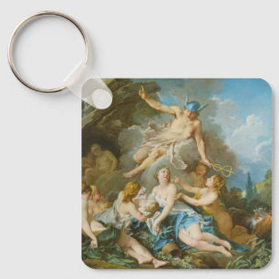 Porte-clés Mercure confiant le Baccus bébé aux Nymphes