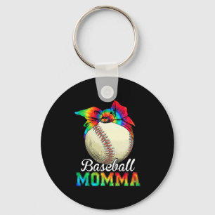 Porte-clés Mère Art Baseball Momma Anniversaire