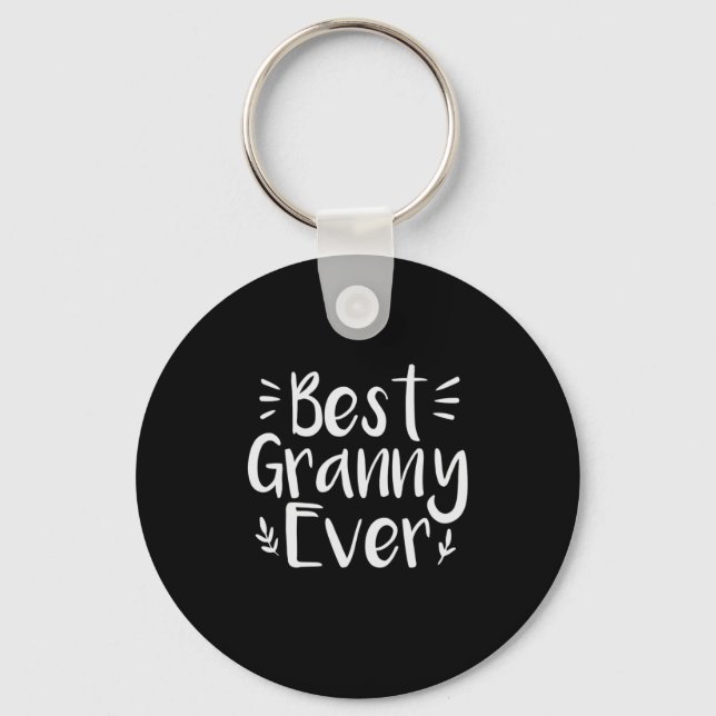 Porte-clés Mère Art Meilleur Granny jamais (Recto)