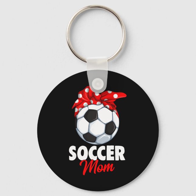 Porte-clés Mère au foyer passionnée de football  (Recto)