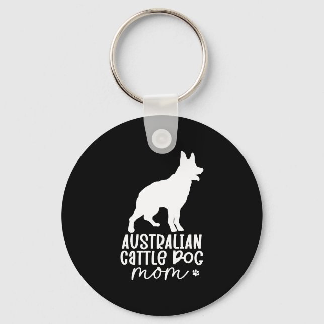 Porte-clés Mère australienne Cattle Dog (Recto)