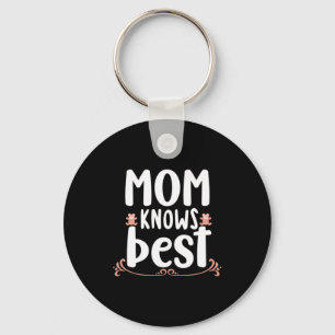 Porte-clés Mère Cadeau Maman connaît le mieux