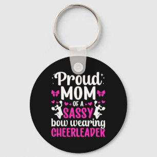 Porte-clés Mère De Cheer Fière D'une Maman Cheerleader Mère D