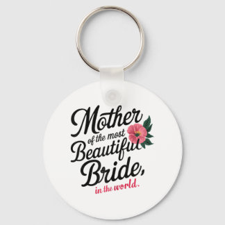 Porte-clés Mère de la mariée la plus belle Joyeuse Pa Mariée