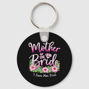 Porte-clés Mère de la mariée Maman Fille Mariée Marié