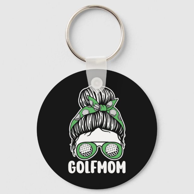 Porte-clés Mère Golfer Maman Golf Golf Golf (Recto)