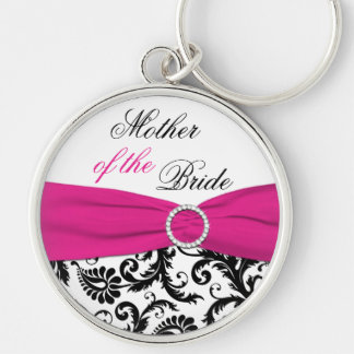 Porte-clés Mère rose, noire, blanche du porte - clé de jeune