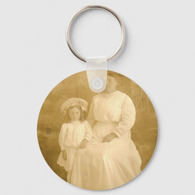 Porte-clés Mère vintage Et Enfant (Recto)
