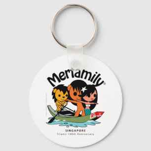 Porte-clés MERFAMILY® Singapour "Titanic Keepsaké"