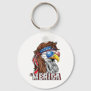 Porte-clés Merica États-Unis Drapeau américain Patriotique 4