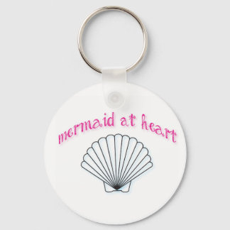 Porte-clés Mermaid à Heart Keychain