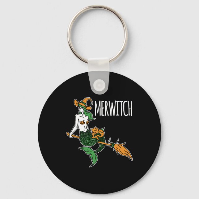 Porte-clés Mermaid Halloween (Recto)
