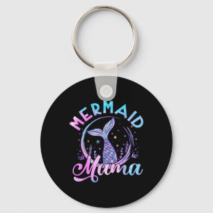 Porte-clés Mermaid Mama Seashell Anniversaire Femmes Ocean Ma