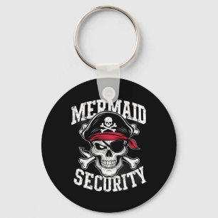 Porte-clés Mermaid Sécurité Pirate Papa Frère Halloween
