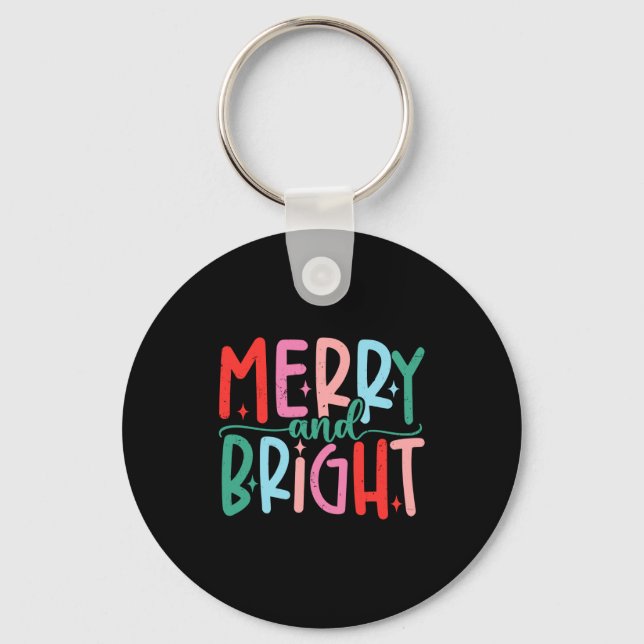 Porte-clés Merry &amp; Bright Moody &amp; Uptight Matching Co (Recto)