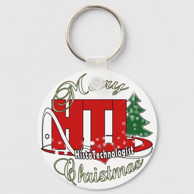 PORTE-CLÉS MERRY CHRISTMAS HISTOTECHNOLOGUE (Recto)