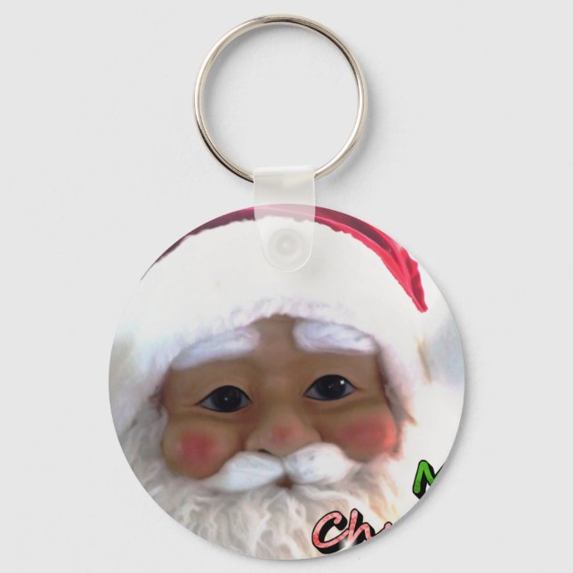 Porte-clés Merry Christmas Santa Clause (Recto)