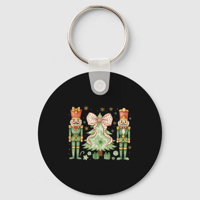 Porte-clés Merry Christmas Tree Nutcracker Ballet Dance Women (Recto)