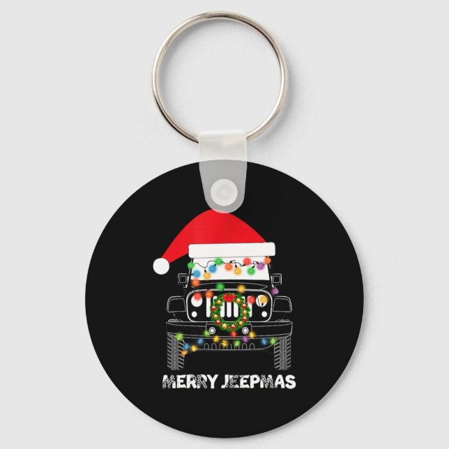 Porte-clés Merry Jeepmas Ugly Light Reindeer Christmas Long S (Recto)