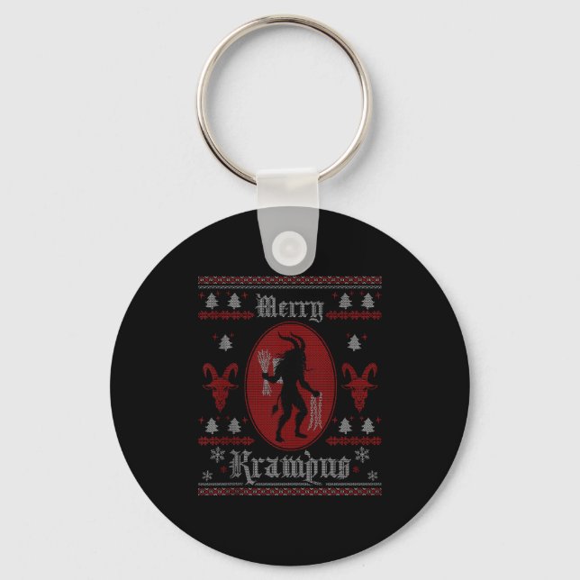 Porte-clés Merry Krampus Horror Soky Evil Funny Ugly Christma (Recto)