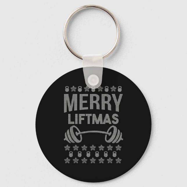 Porte-clés Merry Liftmas Shirt _ Funny Christmas Shirts  (Recto)