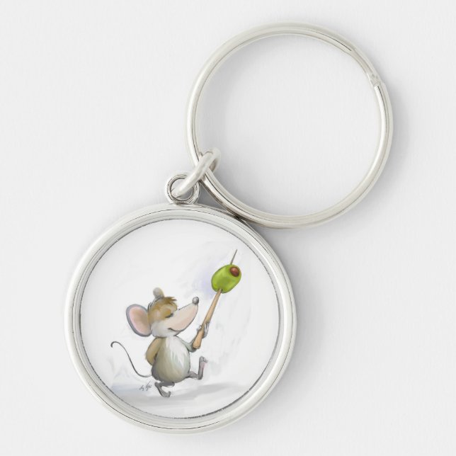 Porte-clés Merry Mouse Moe avec porte - clé Olive (Devant)