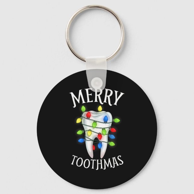 Porte-clés Merry Toothmas Christmas Light Molar Tooth Hygieni (Recto)