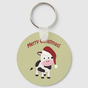 Porte-clés Merveilleuse vache de Noël