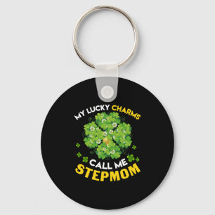 Porte-clés Mes Chauds Chanceux M'Appelent Stepmaman Patricks