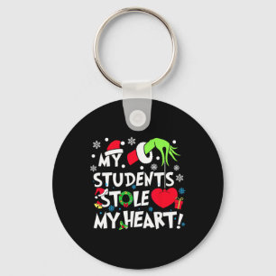 Porte-clés Mes étudiants ont volé mes cœurs Funny Noël Enseig