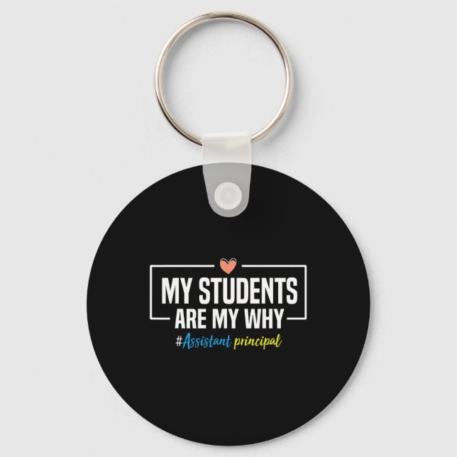 Porte-clés Mes étudiants sont mon pourquoi Istant Principal - (Recto)