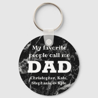Porte-clés Mes gens favoris m'appellent papa Fête des pères