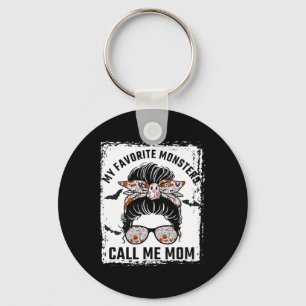 Porte-clés Mes monstres préférés Appelez-Moi Maman Messy Bun