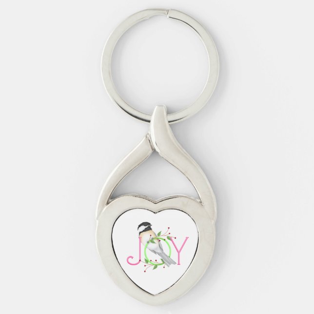 Porte-clés Mésange mignonne "Joie" (Devant)