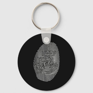 Porte-clés Message caché Motivationnel Gardez vos pouces