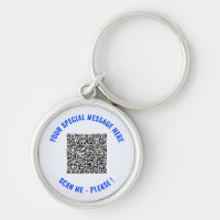 Message spécial du code QR Porte - clé surprise