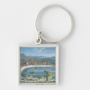 Porte-clés Messine - une vue panoramique du port