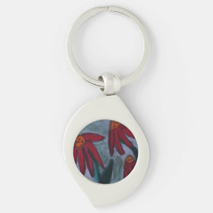 Porte-clés Métal de marais rouges