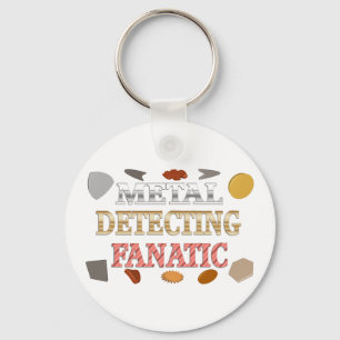 Porte-clés Metal Detecting Fanatic