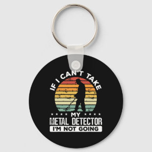 Porte-clés Métal Détection Chasseur de trésor Vintage Métal D