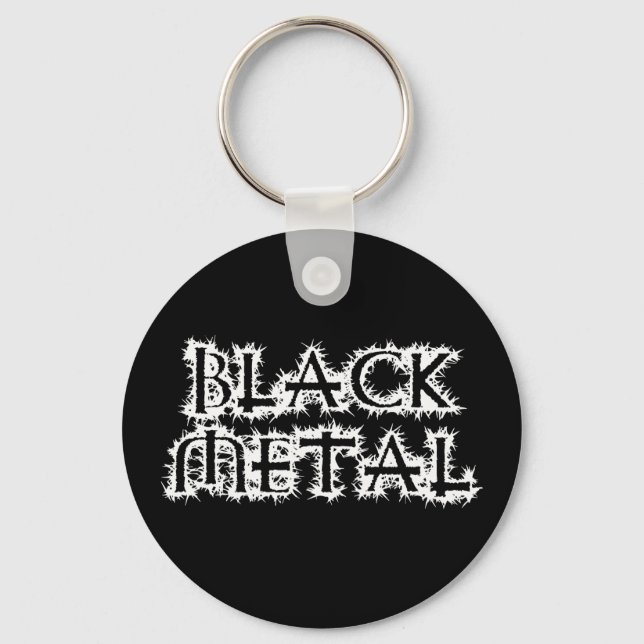 Porte-clés Métal noir (Recto)