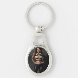 Porte-clés métallique Coin du sourire