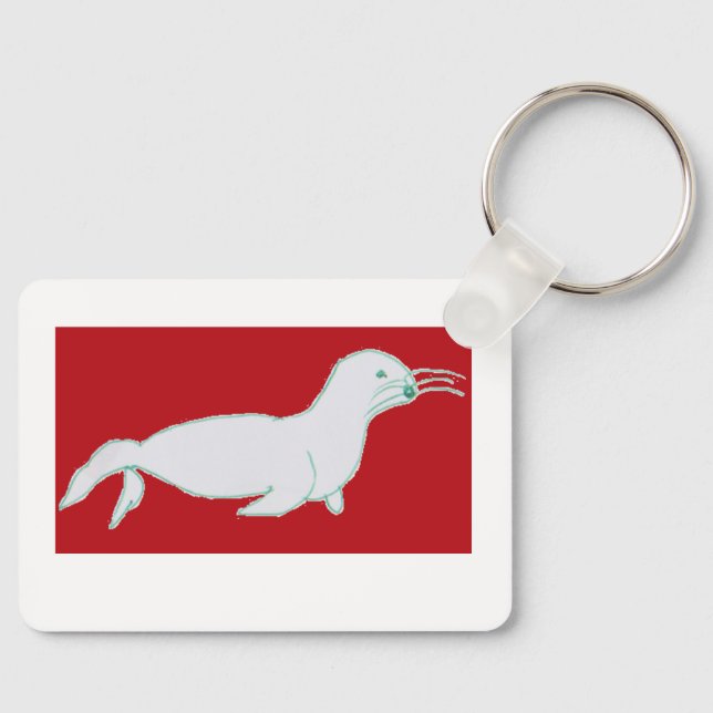 Porte-clés métallique Jake Seal (Recto)