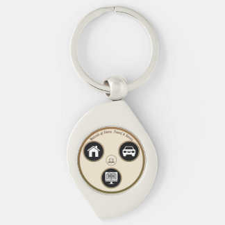 Porte-clés métallique personnel