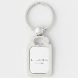 Porte-clés métallique rectangulaire
