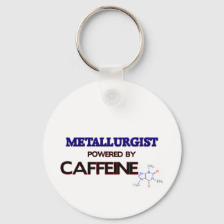 Porte-clés Metallurgist Powered by caffeine