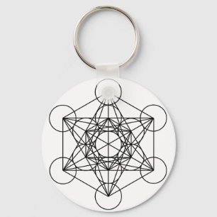 Porte-clés Metatron's Cube (White)