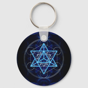 Porte-clés Metatrons Würfel - Merkaba - Stern Tetraeder