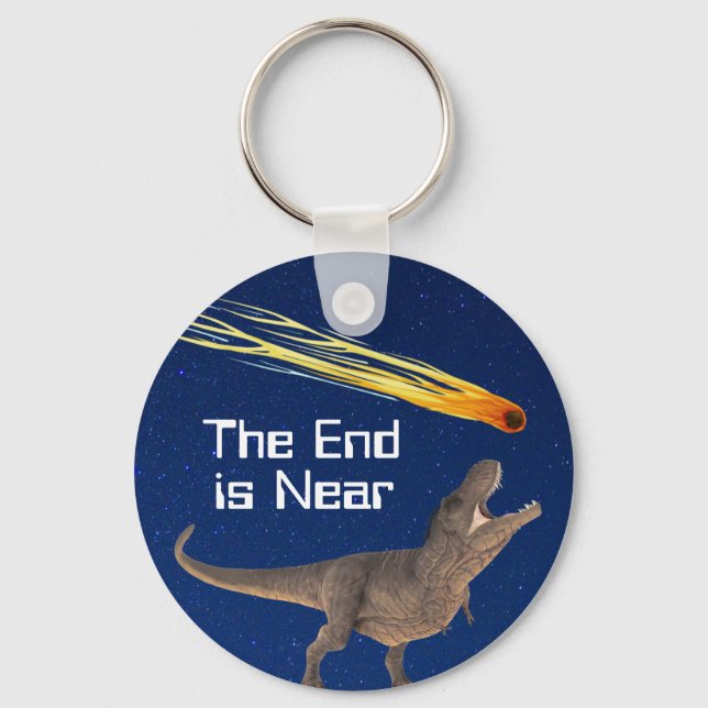 Porte-clés Meteor Dinosaur End Est Près D'Une Catastrophe (Recto)