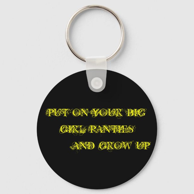 PORTE-CLÉS METTEZ SUR VOS GRANDES PANNEAUX DE FILLES ET GRAND (Recto)